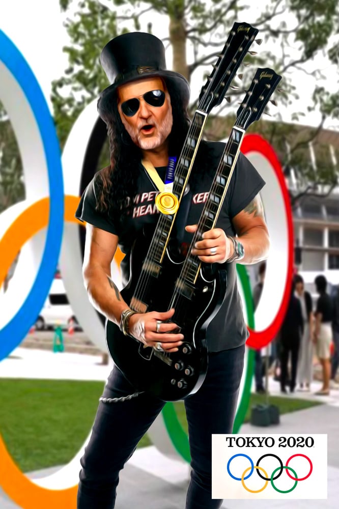 2021 Olympics Guitar — Others cartoon by Peter Gillies