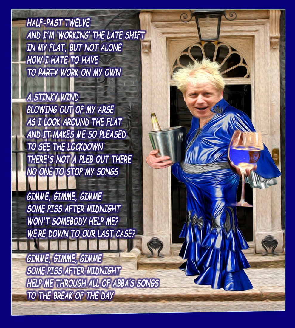 Abba Johnston — Polliedom cartoon by Peter Gillies