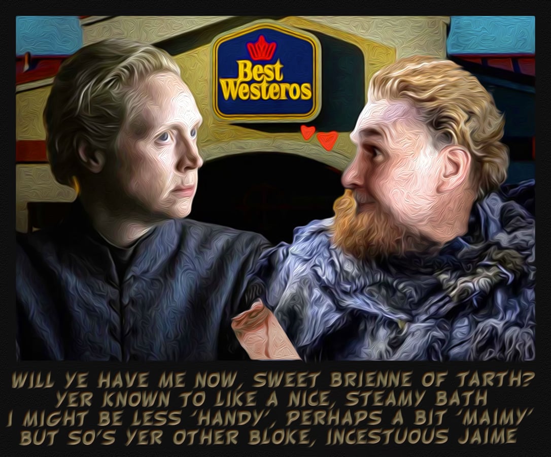 Brienne — Recycled cartoon by Peter Gillies