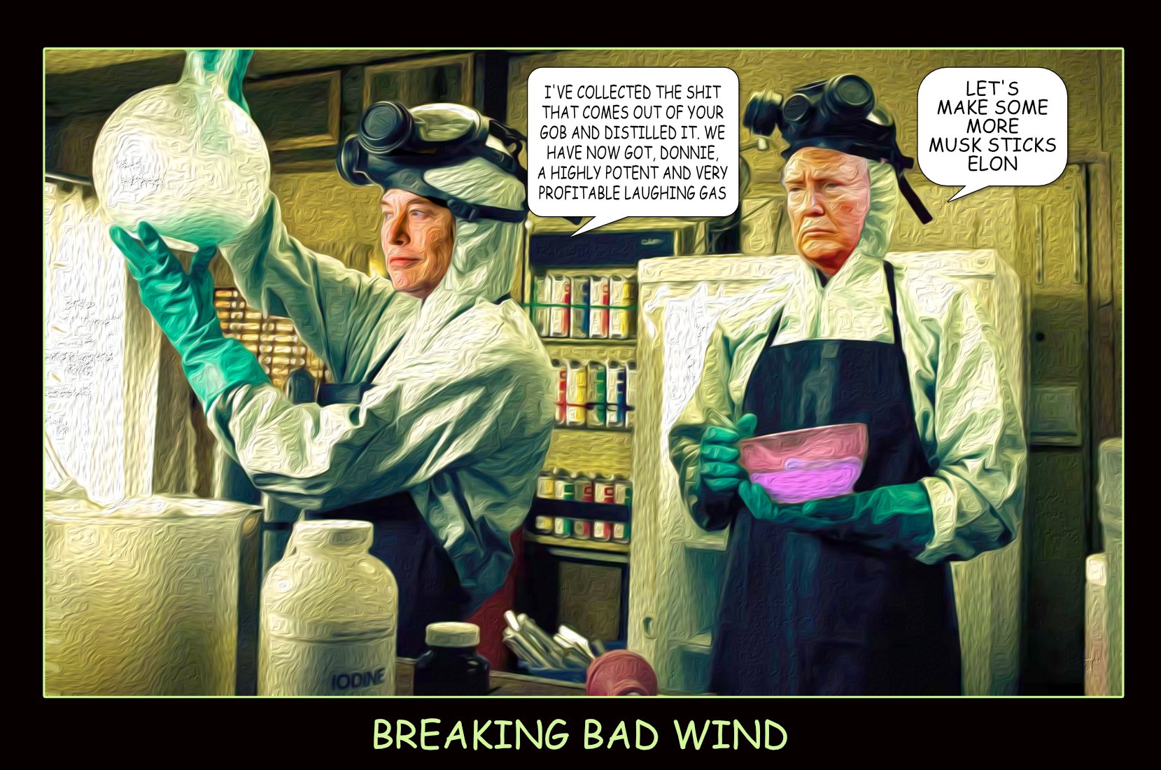 Breaking Wind copy — Polliedom cartoon by Peter Gillies