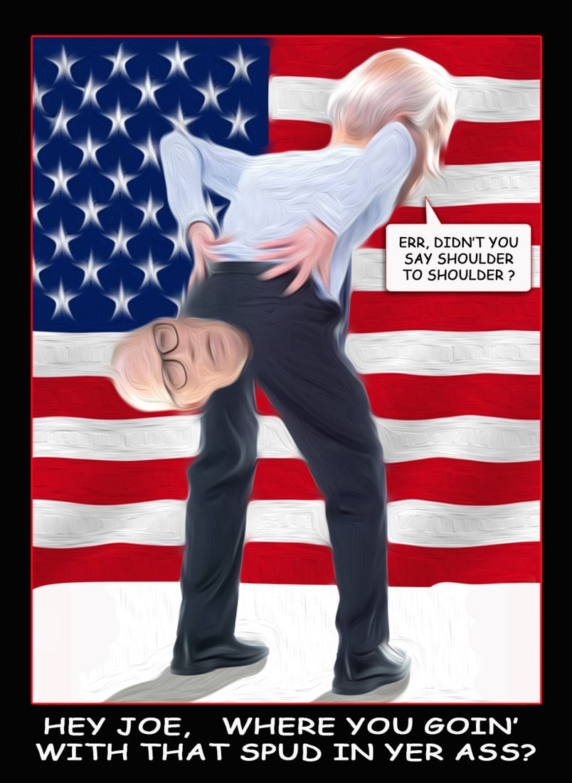 Hey Joe — Polliedom cartoon by Peter Gillies