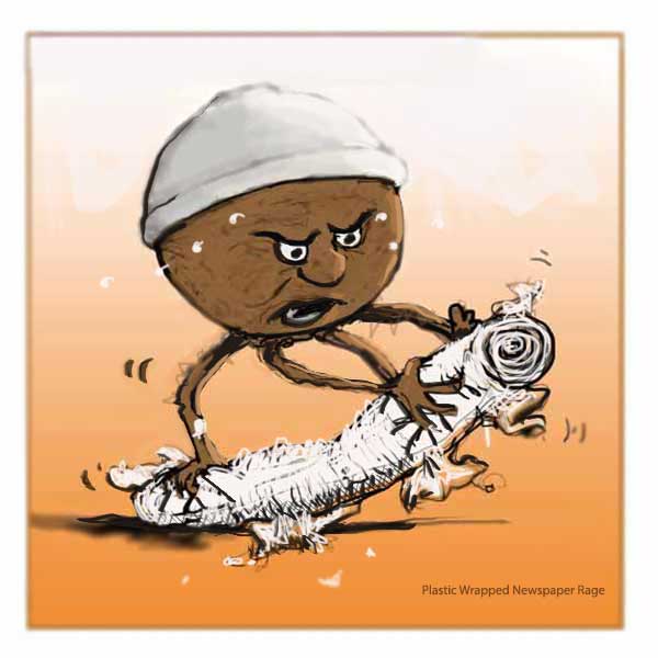 Tragic Puddin' Gladwrapped — cartoon by pjg