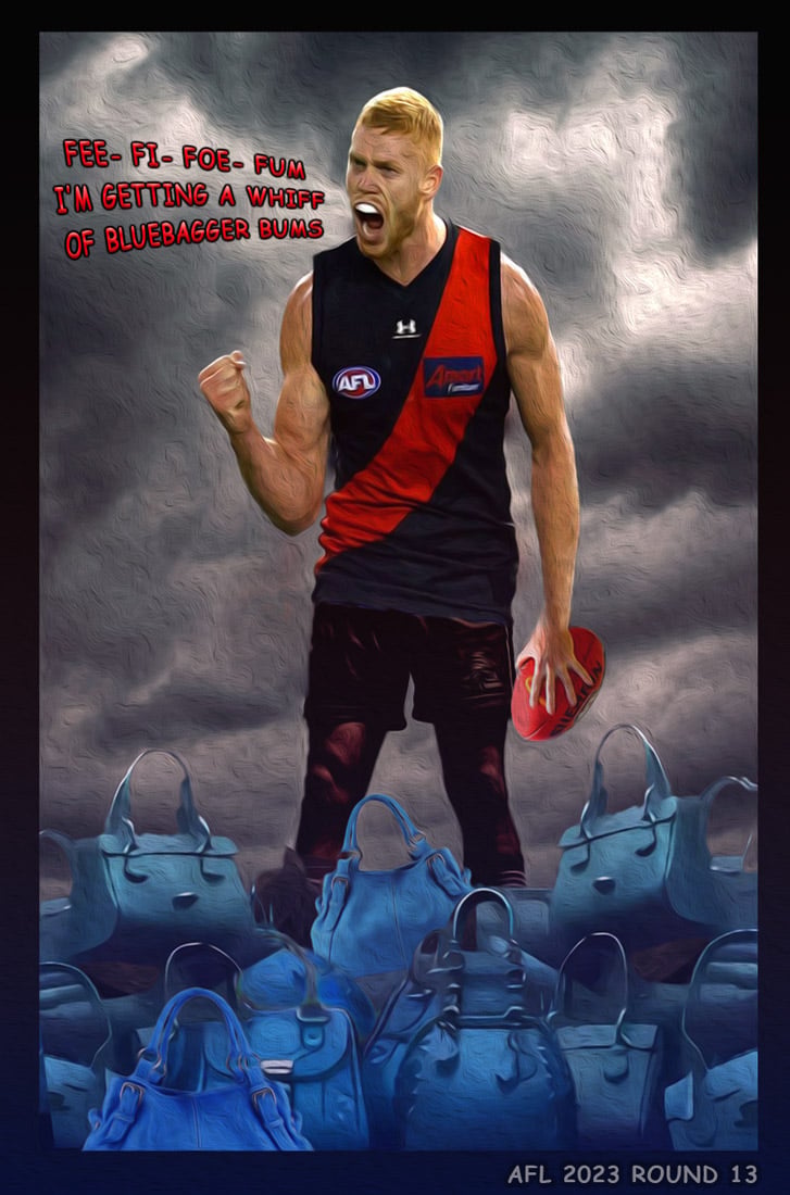 Wright Giant — Footy cartoon by Peter Gillies