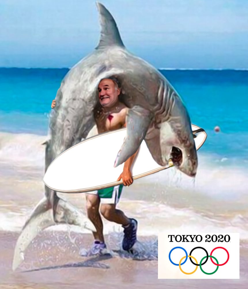 2021 Olympics Surfing2 — Others cartoon by Peter Gillies