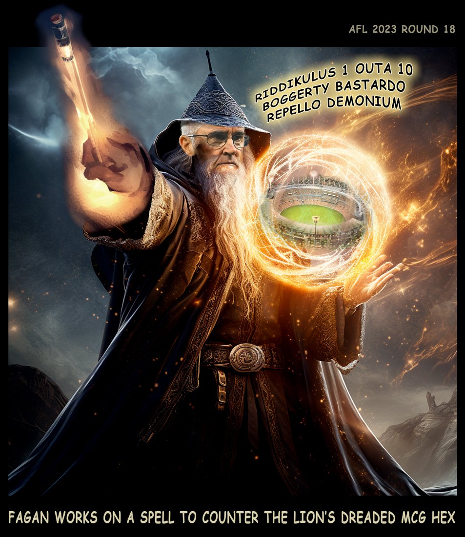 Spell — Footy cartoon by Peter Gillies