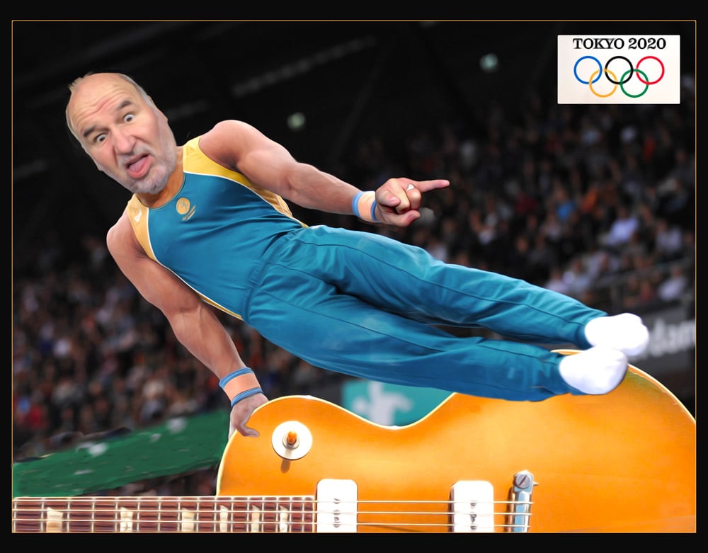 2021 Olympics Pommel Les Paul — Others cartoon by Peter Gillies