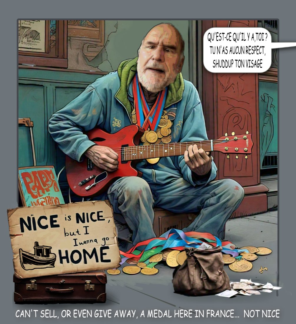 2024 Olympics vNice — Others cartoon by Peter Gillies