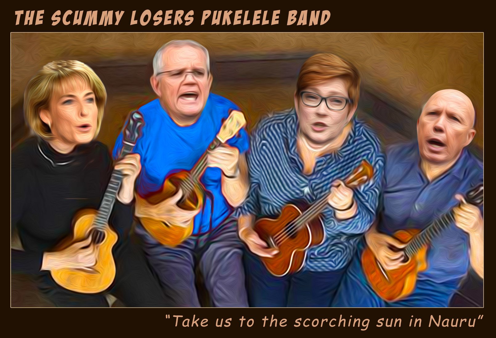 Scummy Losers — Polliedom cartoon by Peter Gillies