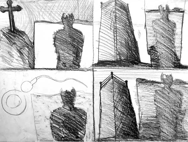 Study for Print — Drawings by Peter Gillies