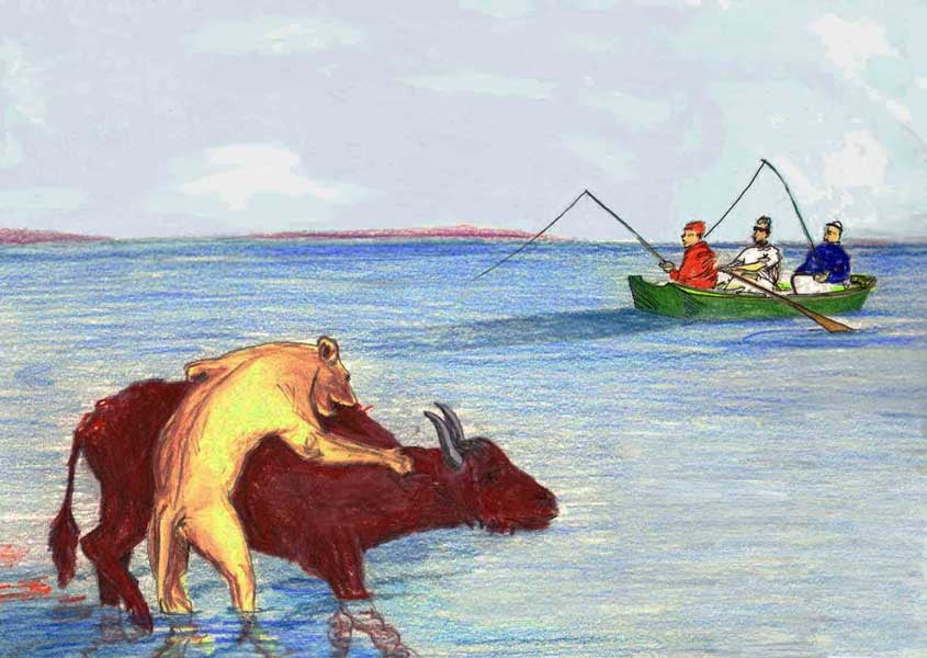 Fishing — Drawings by Peter Gillies