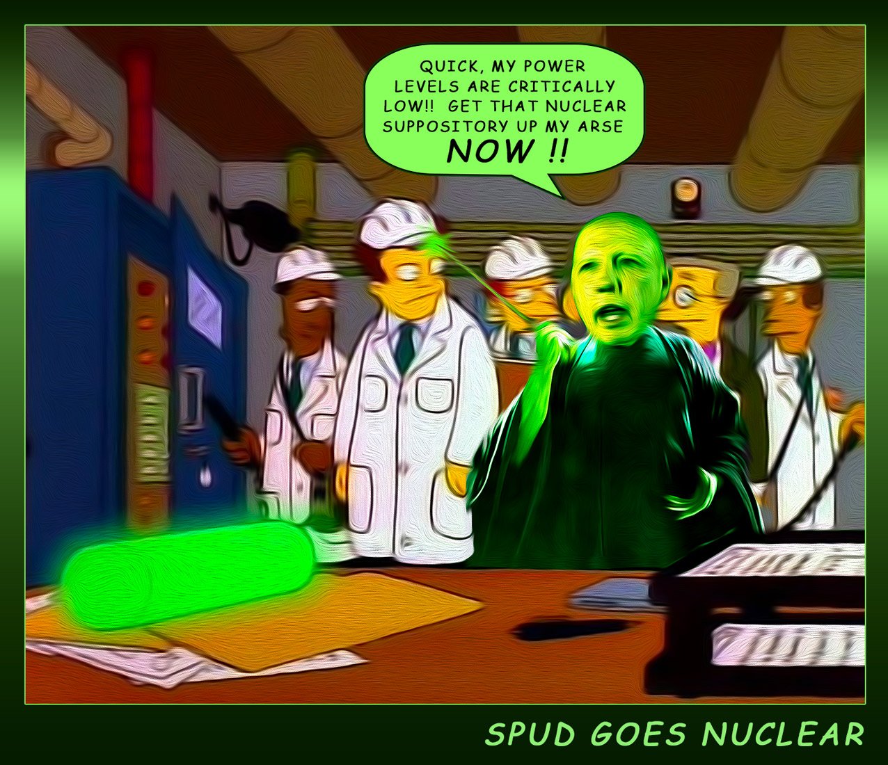 Spud Nuclear — Polliedom cartoon by Peter Gillies