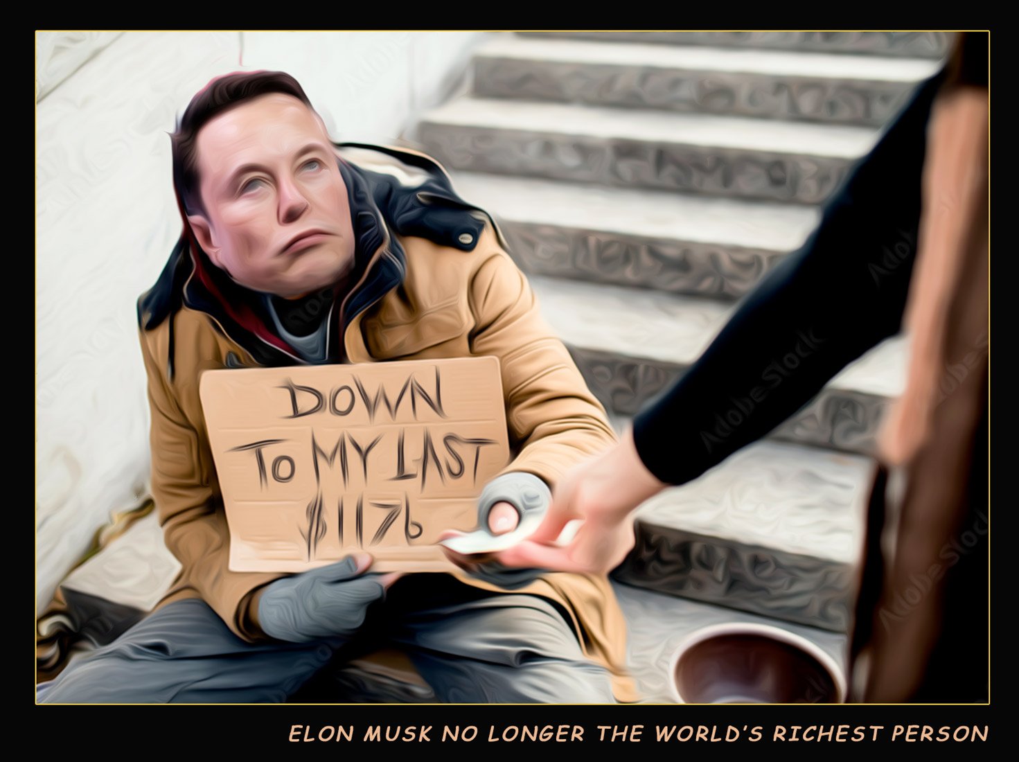 Musk Poor — Polliedom cartoon by Peter Gillies
