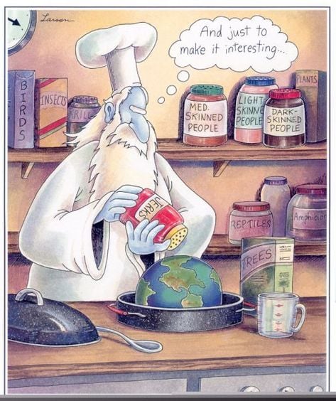 Gary Larsen Jerks — Pro cartoon by Peter Gillies
