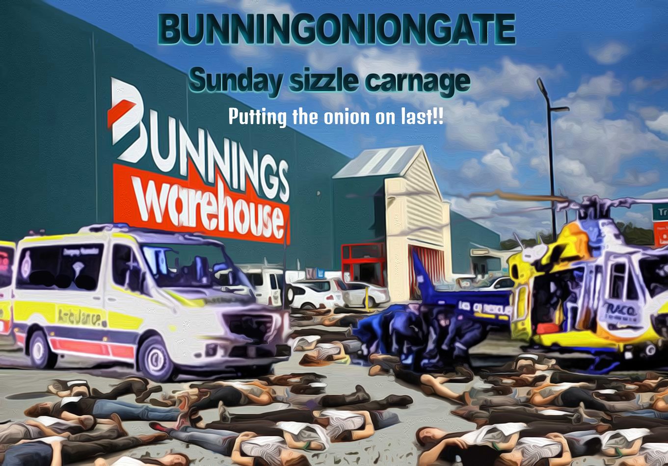 Bunningoniongate — Recycled cartoon by Peter Gillies