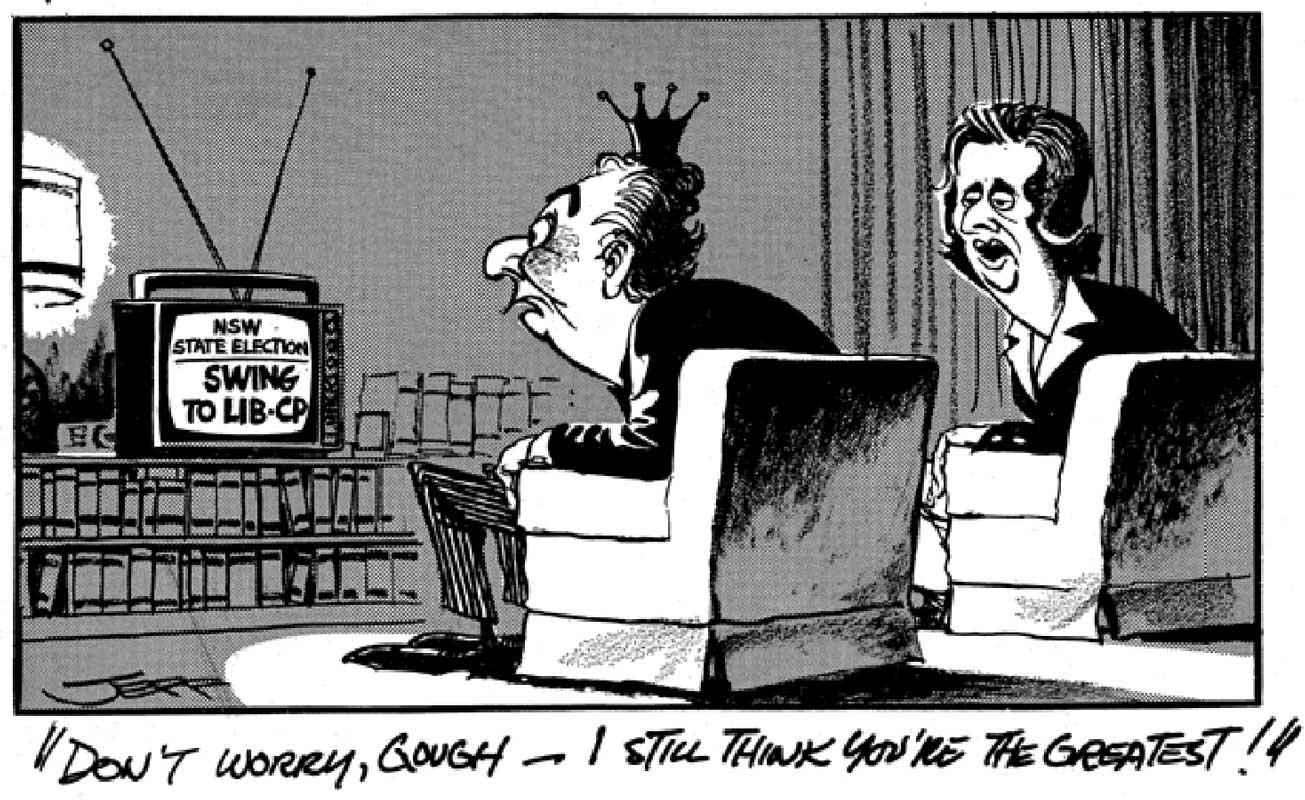 Jeff Hook Gough — Pro cartoon by Peter Gillies