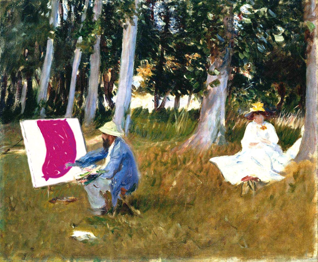 2015 Saveloy In Art Monet Plein Air Savving — Others cartoon by Peter Gillies