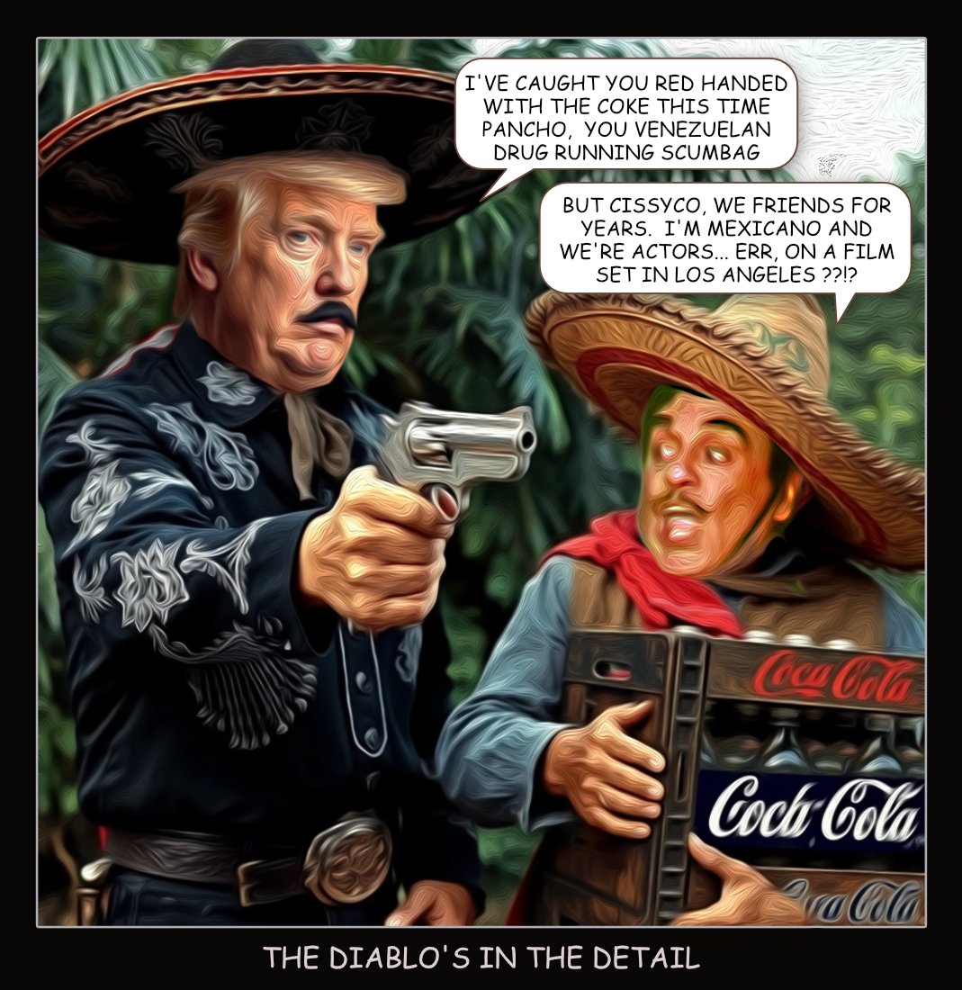 Diablo in the detail — Polliedom cartoon by Peter Gillies