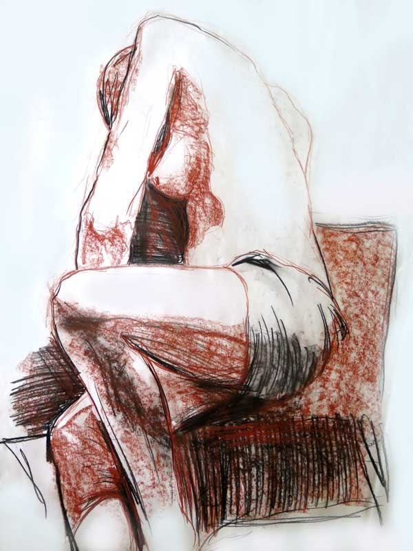 Figure Study VII — Drawings by Peter Gillies