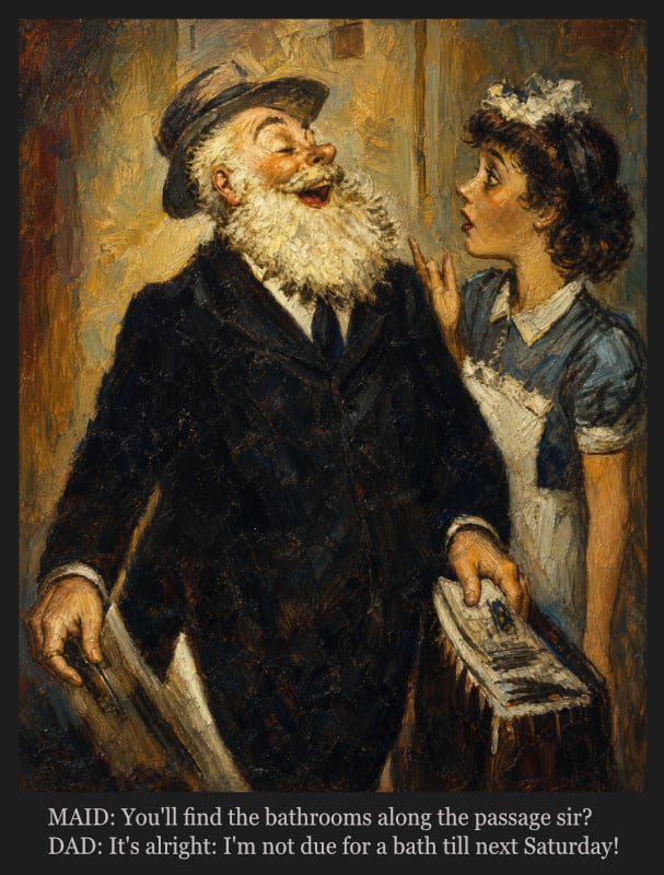 Stan Cross Plenty Of Time 1938 — Pro cartoon by Peter Gillies