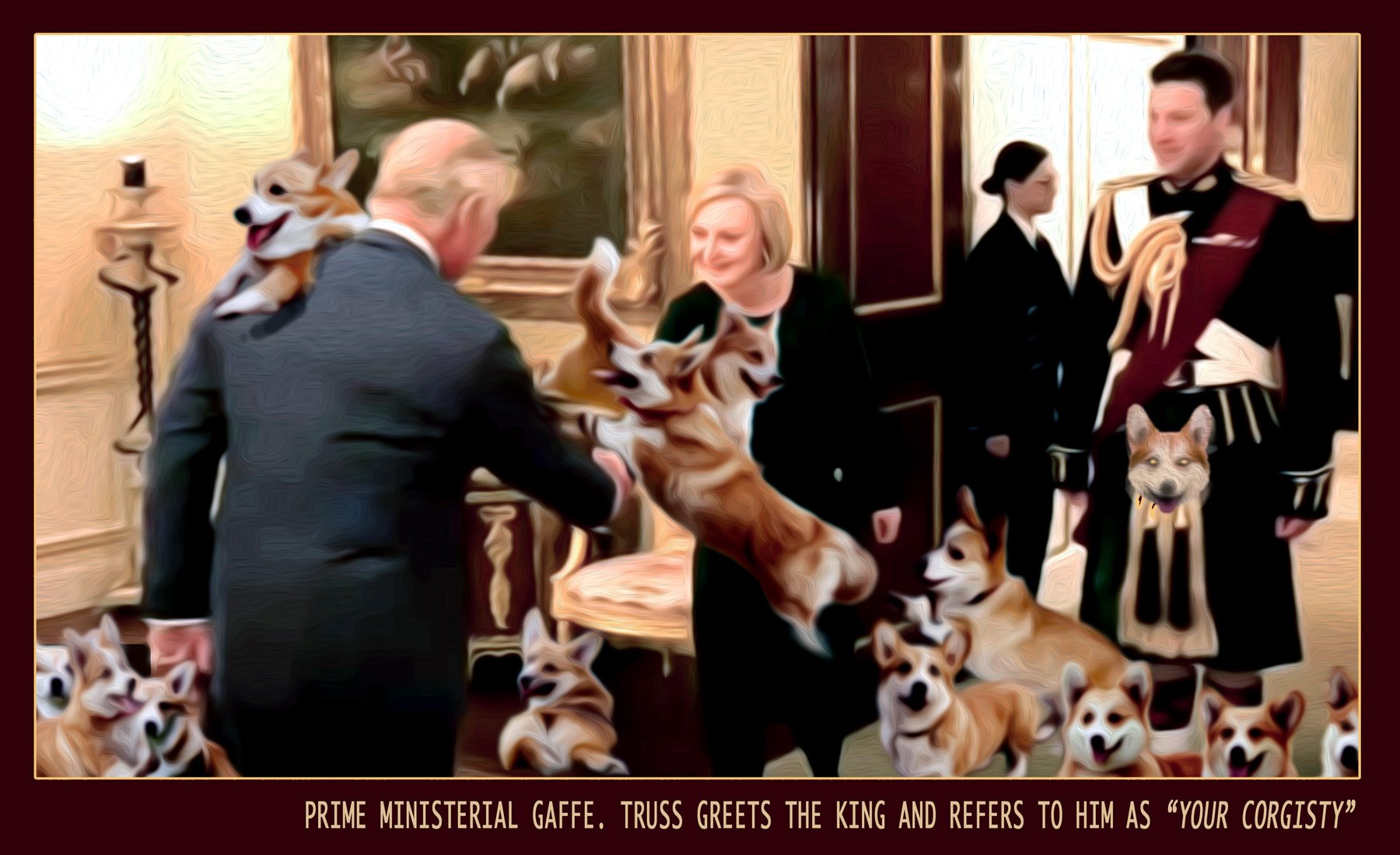 Your Corgisty — Polliedom cartoon by Peter Gillies