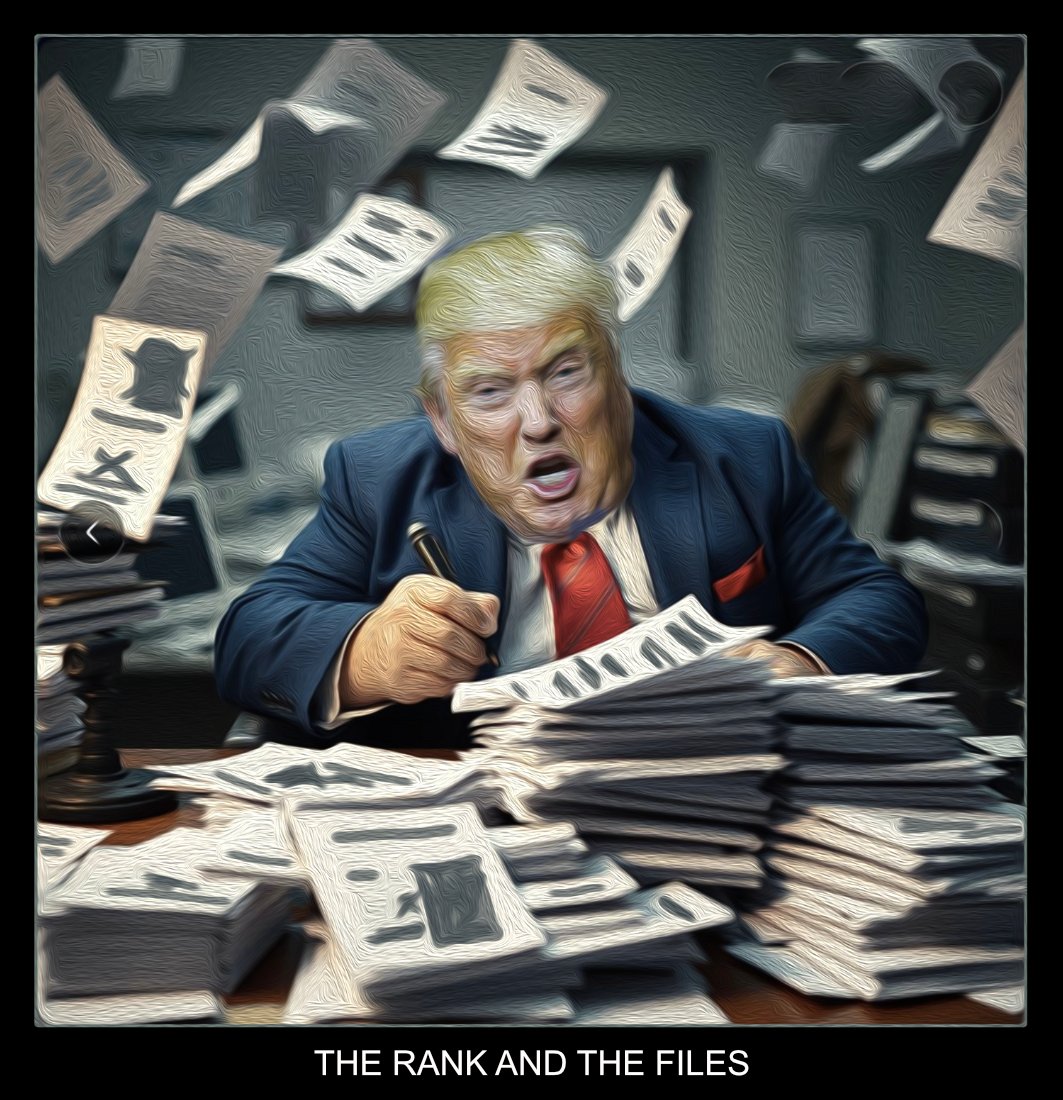 Rank and Files — Polliedom cartoon by Peter Gillies