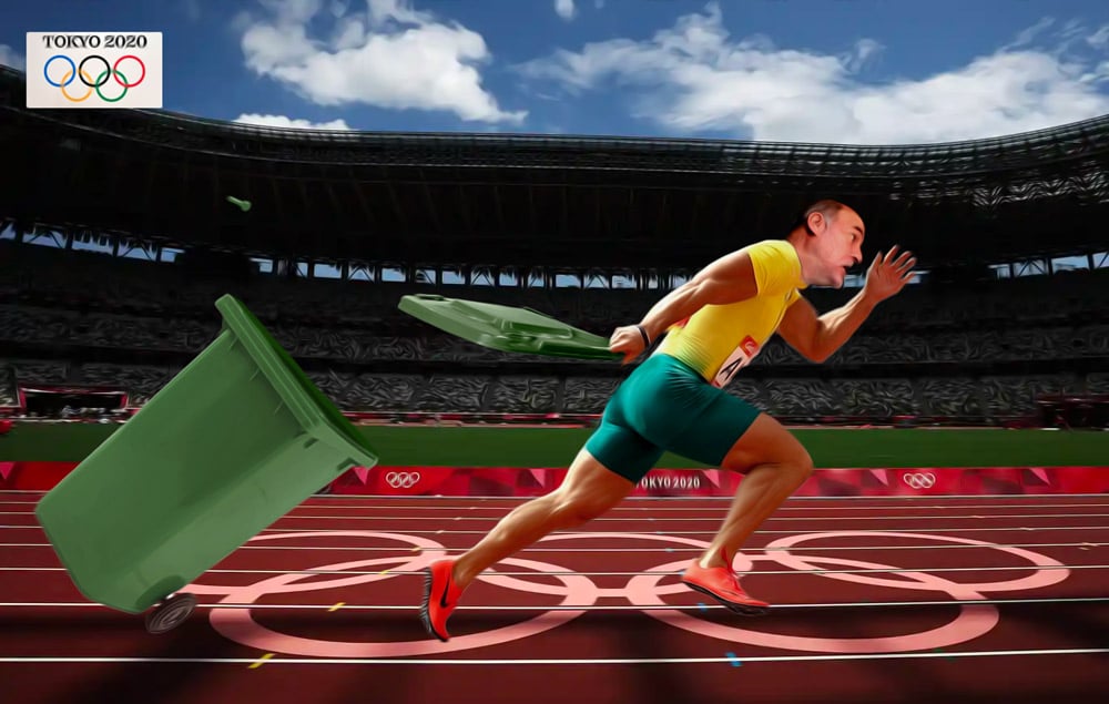 2021 Olympics Garbage — Others cartoon by Peter Gillies