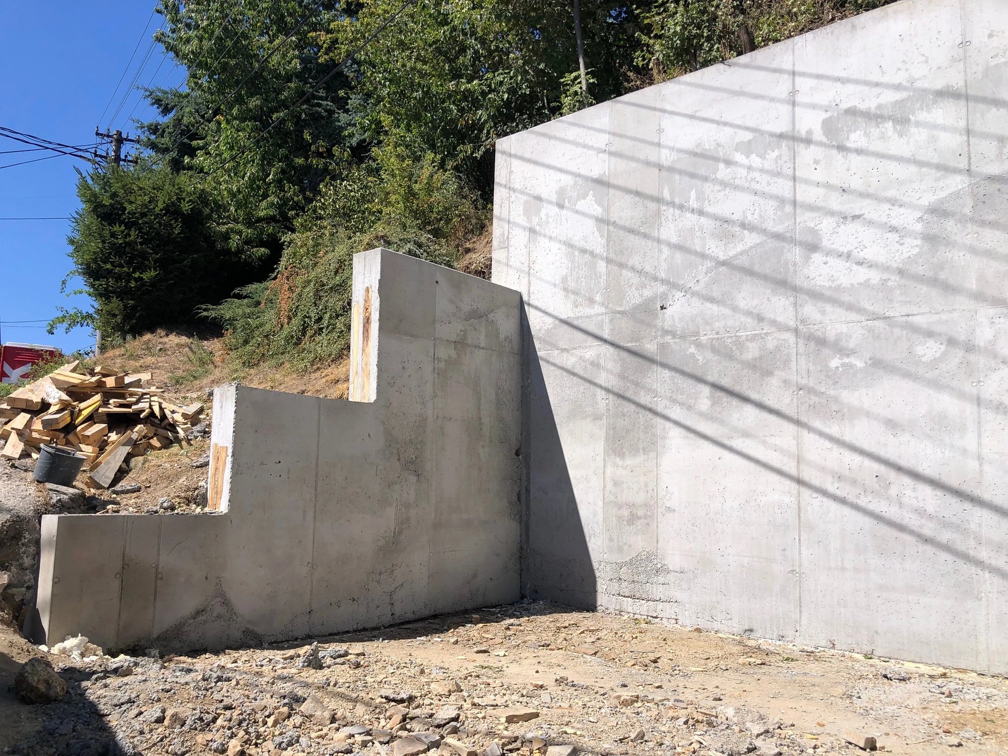 Oporný múr Banská Bystrica – pohľad 2