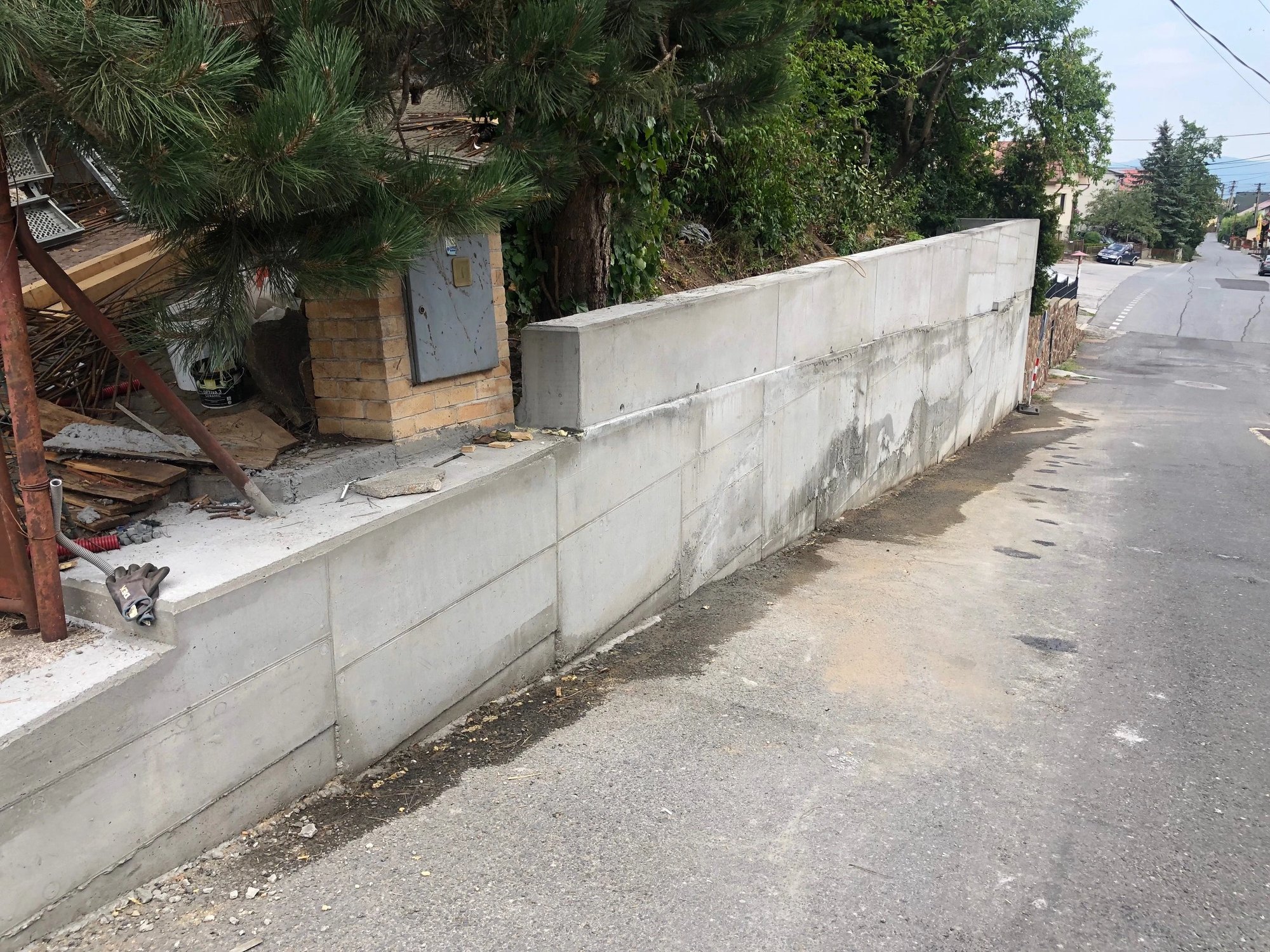 Oporný múr Banská Bystrica – pohľad 5
