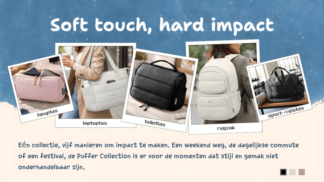 Puffer bag collectie