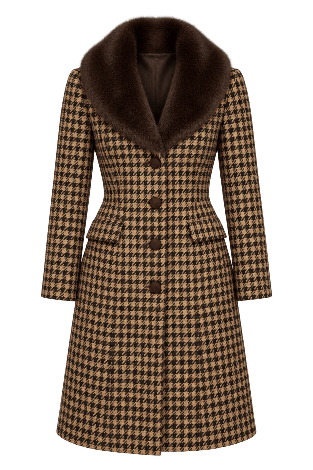 Houndstooth-frakke