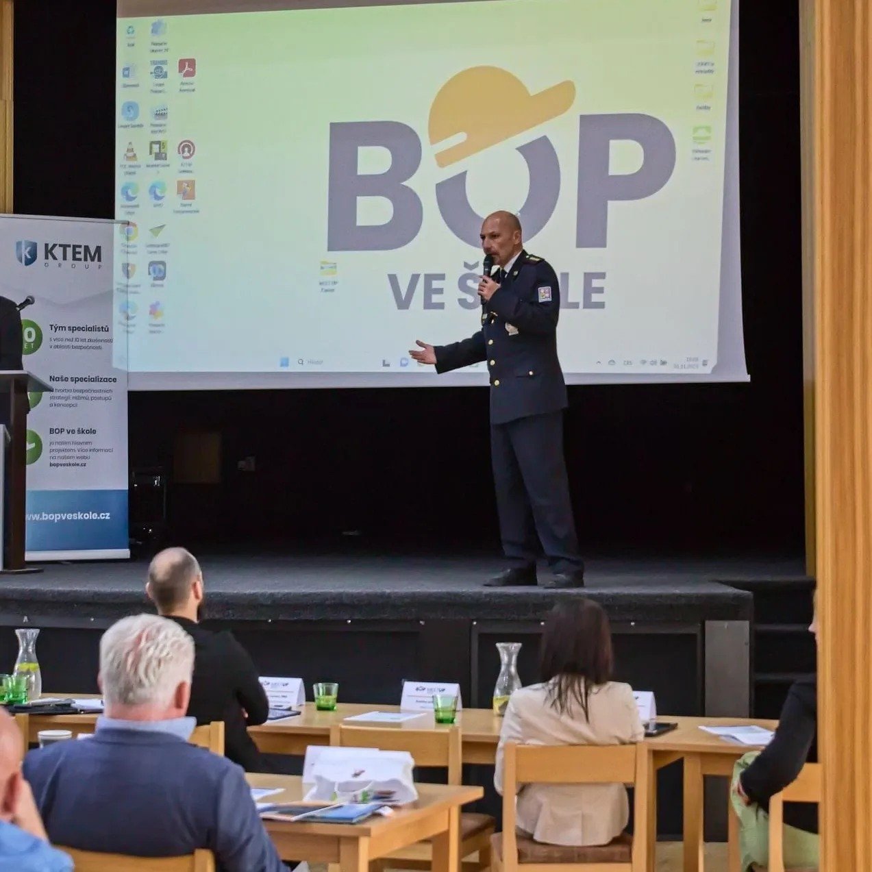 Odborník z praxe přednáší na BOP MEETUP