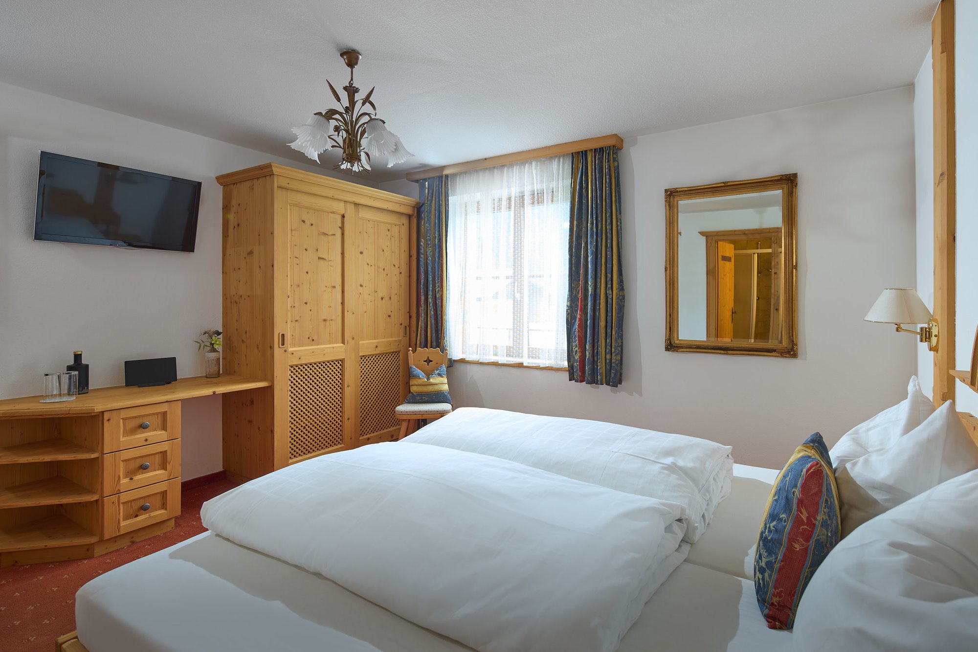 Sitzecke im charmanten Doppelzimmer