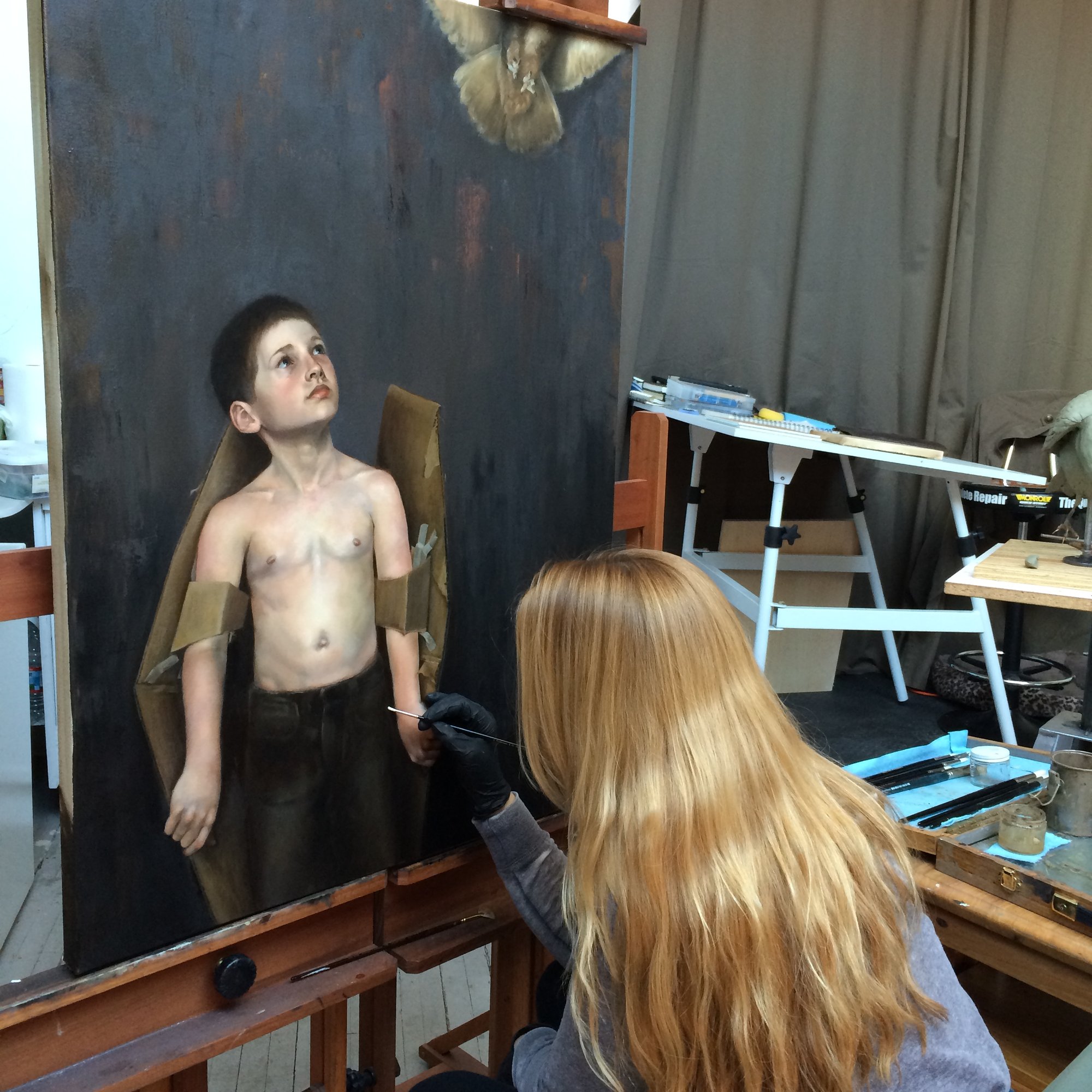 Painting by Alex Bauwens