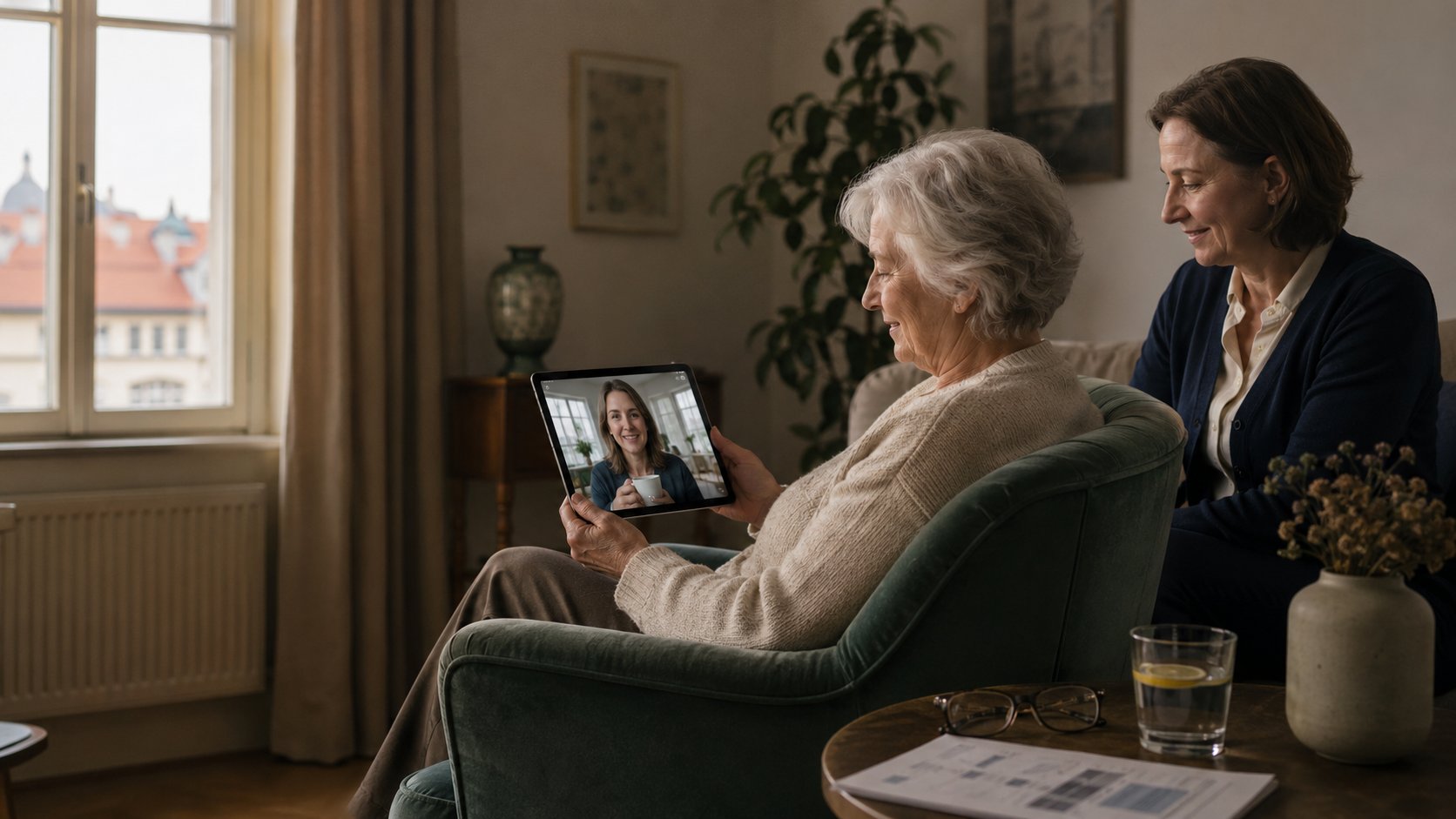 Videohovor s Care Managerem ze zahraničí — No Stress Health