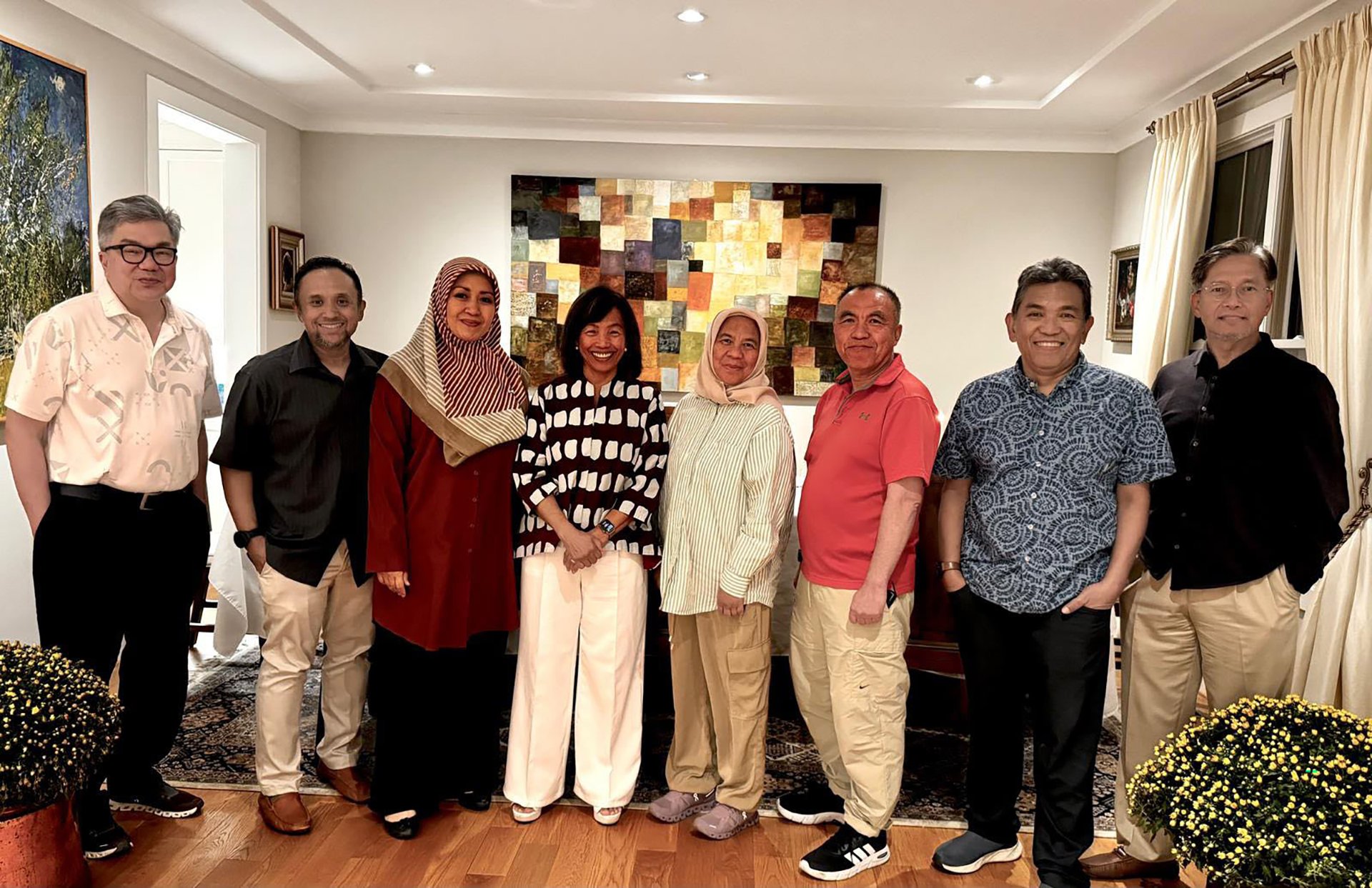Garuda Golf Club committee members together at a gathering