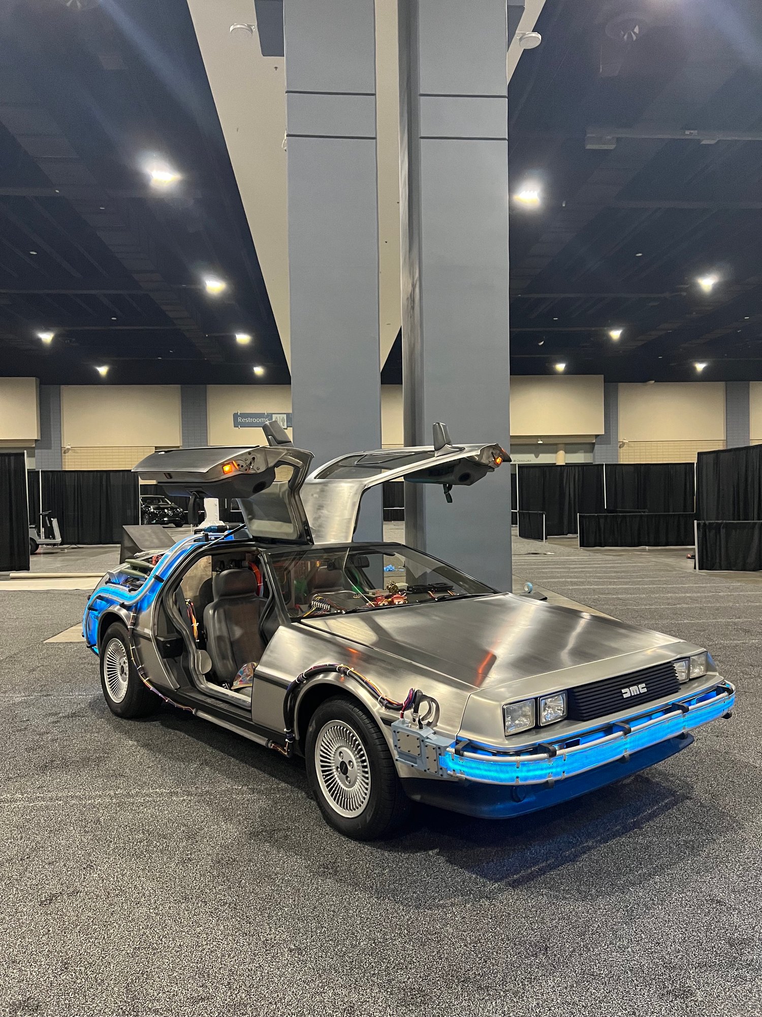 DeLorean Time Machine at an event
