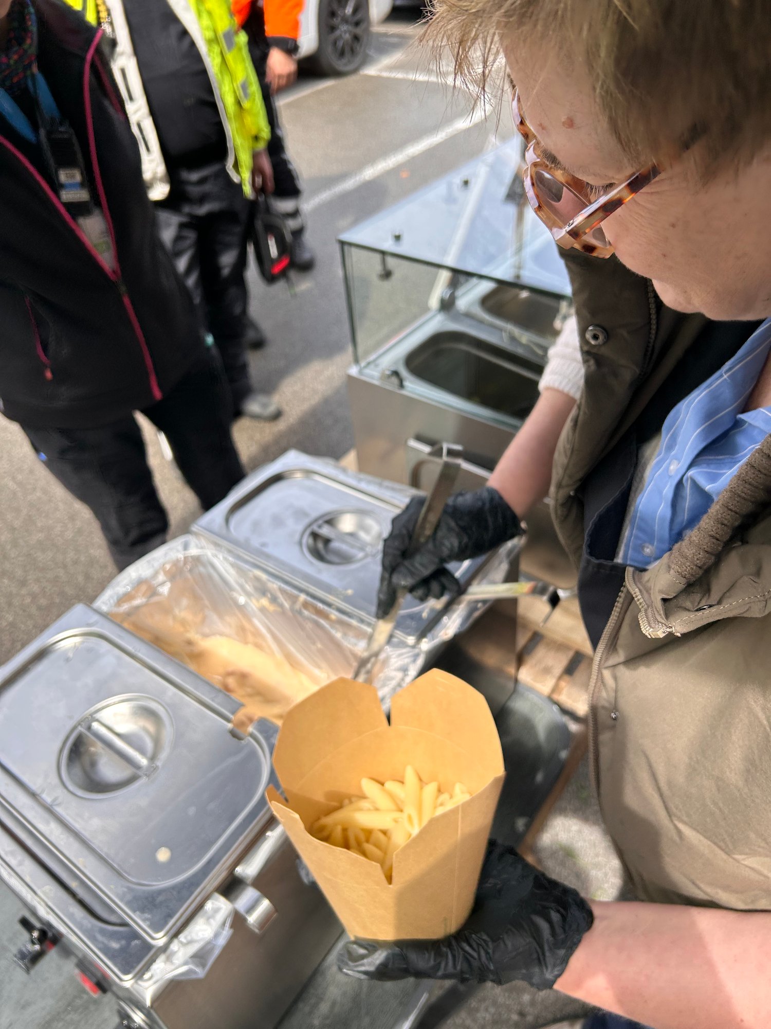 Verse pasta klaar voor de gasten