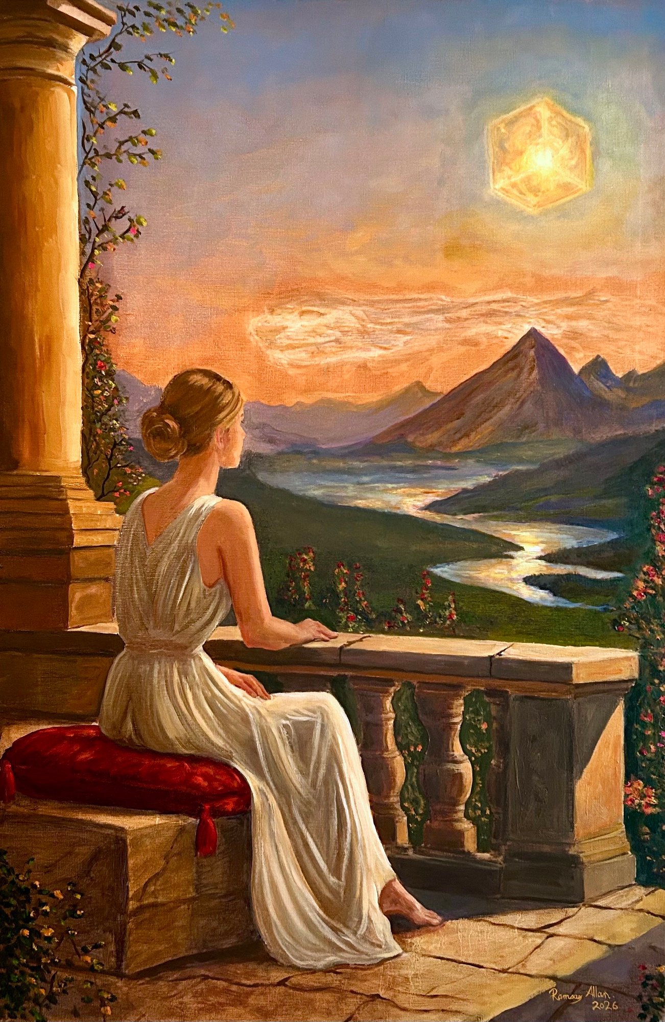 Reception — Oil on linen by Ramsay Allan, 2026