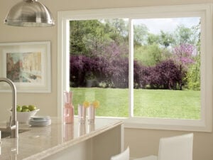 Two Lite Sliding vinyl window