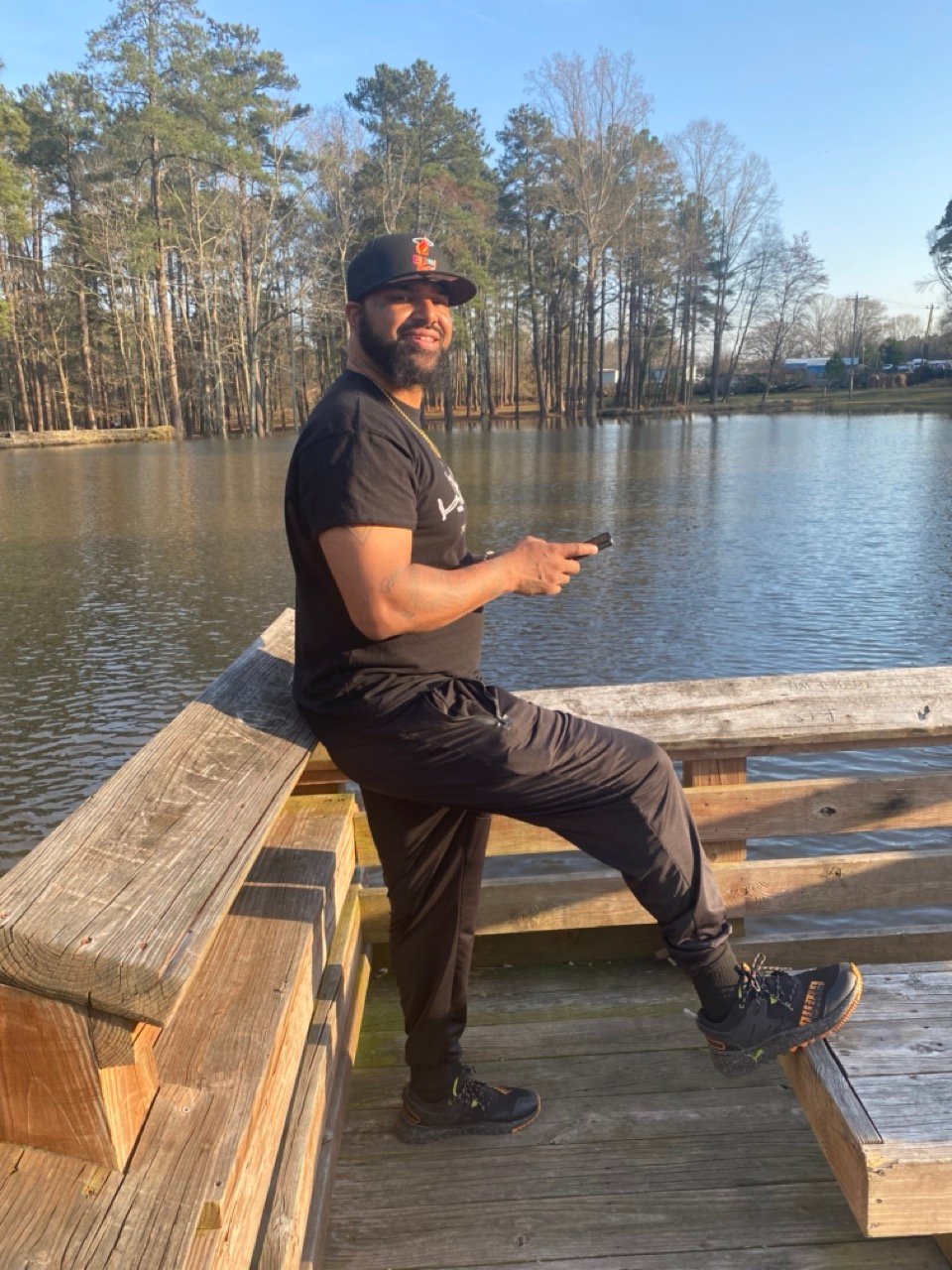 Eric by the water