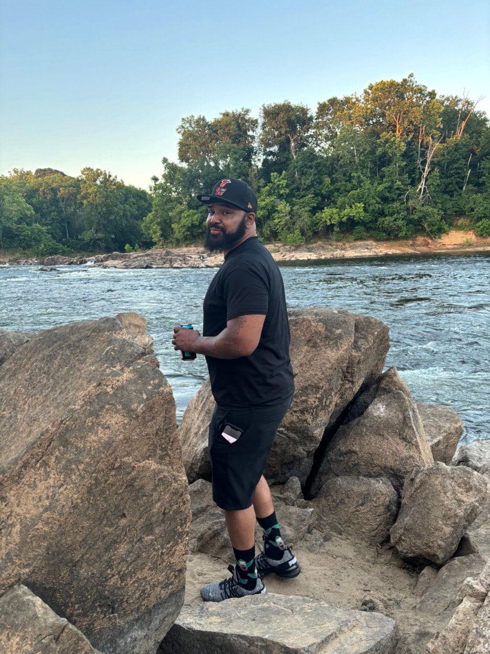 Eric on the rocks