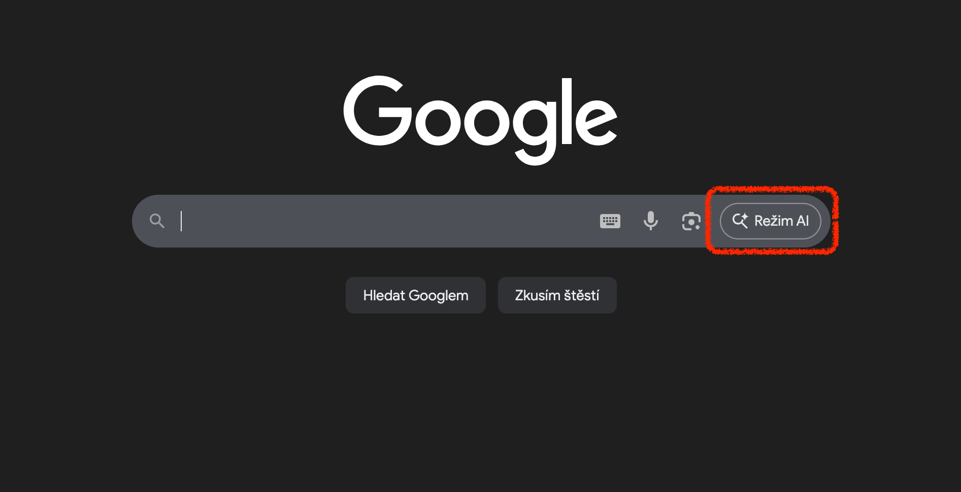 Konec klasického vyhledávání Google AI režim Česko