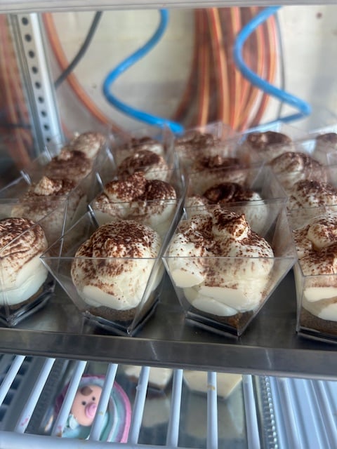 Tiramisu cups in portieverpakking — ideaal voor grote groepen
