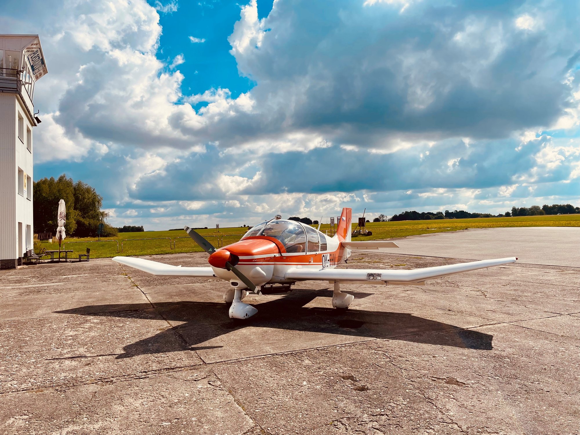 Robin DR400 — motorové letadlo Aeroklub Jihlava