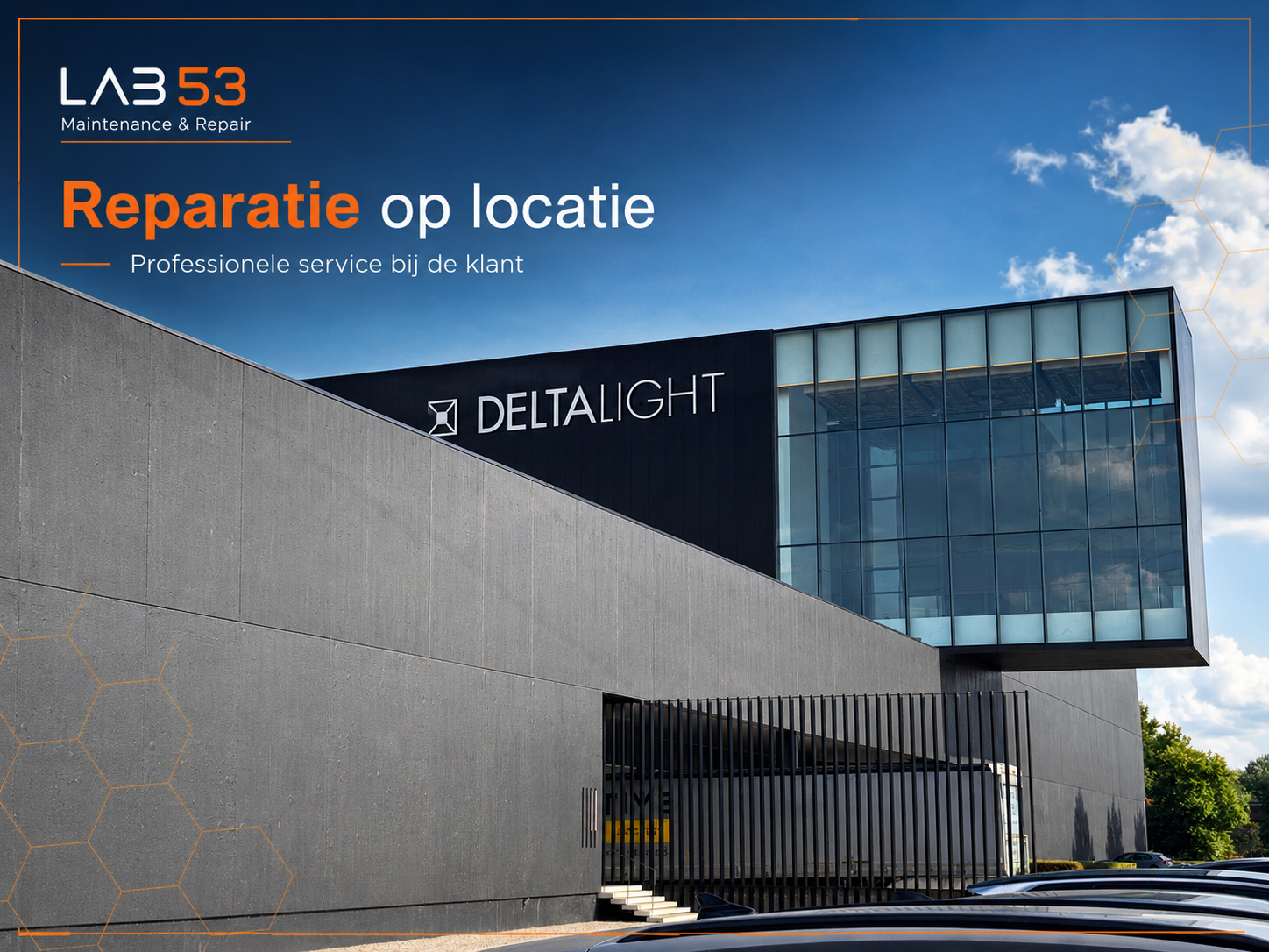 Lab53 op locatie bij Deltalight voor de herstelling van een Bambu Lab H2S met AMS 2 Pro