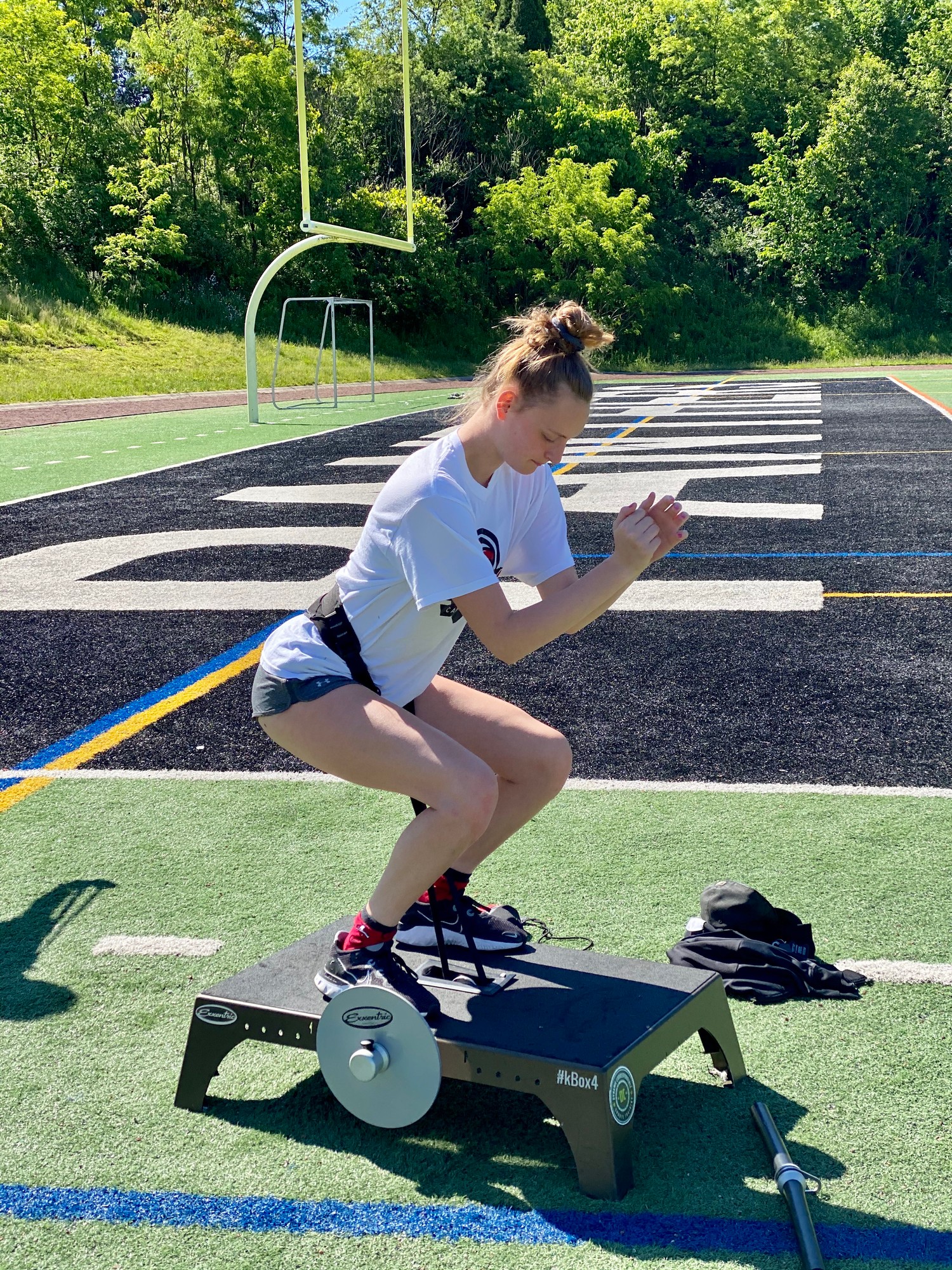 Athlete in training