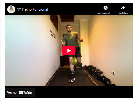 Treinos gravados com Personal Trainer