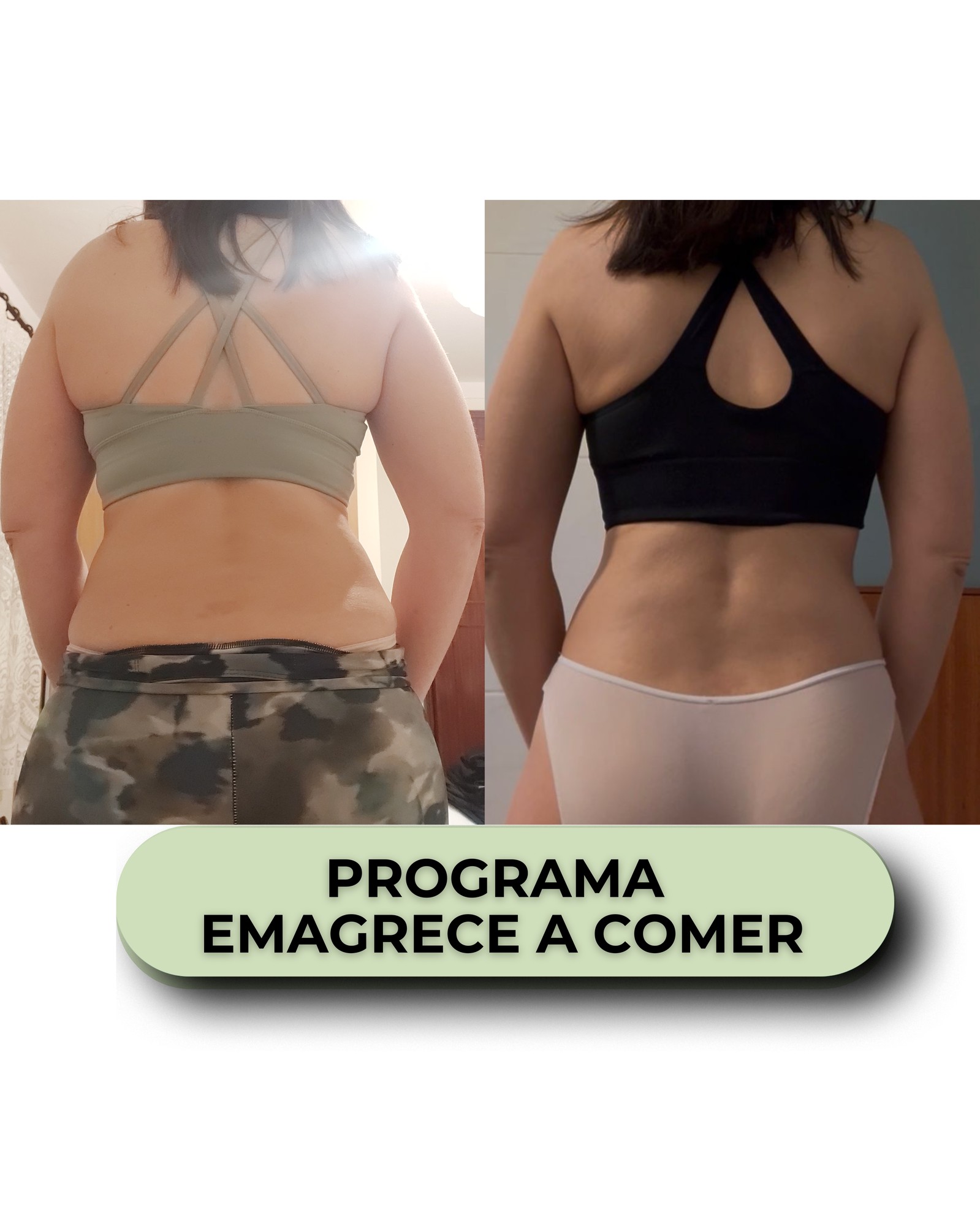 Transformação antes e depois