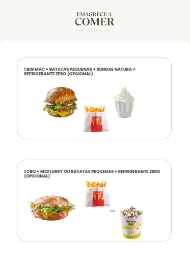 Guia Exemplo Refeições Livres