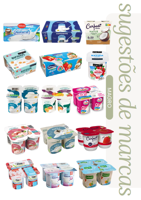 Sugestões de produtos do mercado